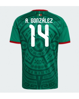 Billige Fotballdrakt Mexico Armando Gonzalez #14 Replika Hjemmedrakt VM 2026 Kortermet Billige Fotballdrakt Mexico Armando Gonzalez #14 Replika Hjemmedrakt VM 2026 Kortermet